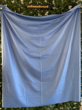 Light Blue Solid Fabric Panel approx 2 yards